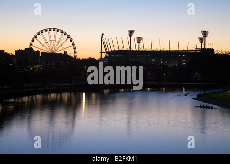 La rivière Yarra, Melbourne, Victoria, Australie Banque D'Images