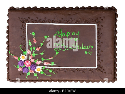 Gâteau au chocolat Banque D'Images