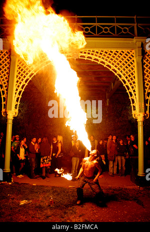 Mise à feu à Brighton Banque D'Images