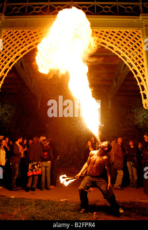 Mise à feu à Brighton Banque D'Images