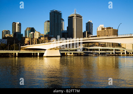 La ville de Brisbane - Brisbane, Queensland, Australie Banque D'Images