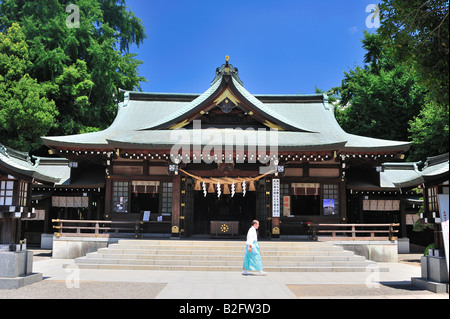 Izumi sanctuaire shinto suizen ji jojuen jardin, Kumamoto, Préfecture Kumamoto, Kyushu, Japon Banque D'Images