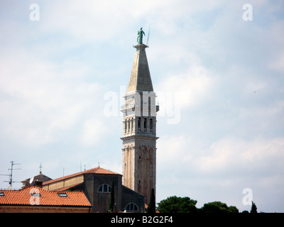 Église Sant'Eufemia Rovinj Istrie Croatie Banque D'Images