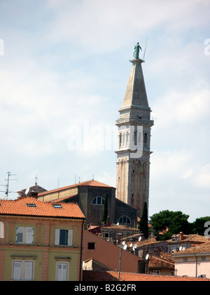 Église Sant'Eufemia Rovinj Istrie Croatie Banque D'Images