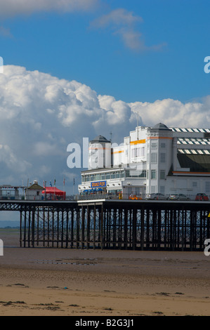 Grand Pier Weston Super Mare Somerset angleterre Europe Banque D'Images