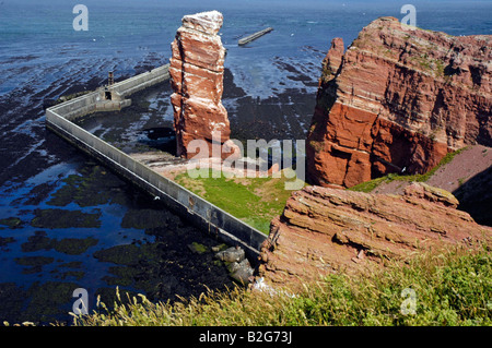 Birdrock lange anna Helgoland Schleswig-holstein Allemagne historique Banque D'Images