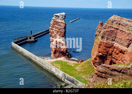 Birdrock lange anna Helgoland Schleswig-holstein Allemagne historique Banque D'Images