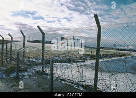 Centrale nucléaire de Dounreay en Écosse 1986 Banque D'Images