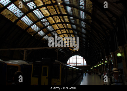 La gare de King's Cross, Londres, UK Banque D'Images