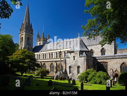 La Cathédrale de Llandaff, Cardiff, Pays de Galles, Royaume-Uni Banque D'Images