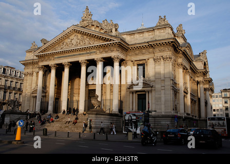 Bourse bourse Bourse de Bruxelles à Bruxelles Belgique Banque D'Images