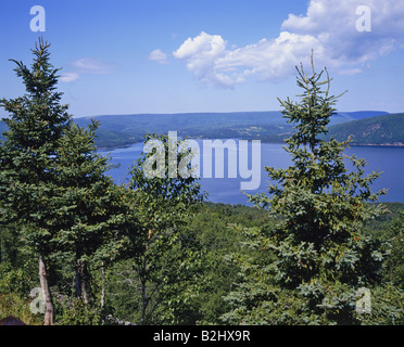 Géographie / voyages, le Canada, la Nouvelle-Écosse, l'île du Cap-Breton, vue de Saint Ann£s Bay, Banque D'Images