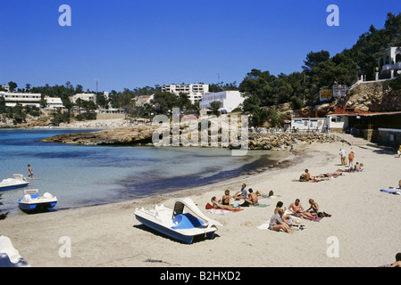 Géographie / voyages, Espagne, Îles Baléares, Ibiza, Portinatx, plage, vacances, vacances, vacances, Banque D'Images