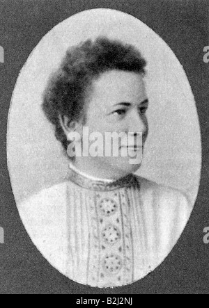 Zetkin, Clara, 5.7.1857 - 20.6.1933, politicien allemand (KPD), portrait, imprimer après la photographie, XIXe siècle, Banque D'Images