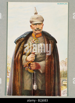 William II, 27.1.1859 - 4.6.1941, Empereur allemand 15.6.1888 - 9.11.1918, carte postale, basée sur la peinture d'Arthur Fischer, Berlin, Allemagne, 1915, demi-longueur, collection Karl Stehle, Munich, Banque D'Images