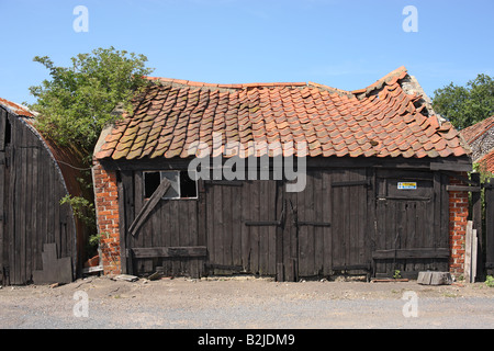 L'ancien atelier situé dans la campagne 'North Norfolk' UK Banque D'Images