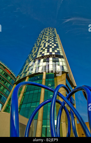 Tour Beetham tower west Liverpool waterfront le plus grand bâtiment à Liverpool Banque D'Images