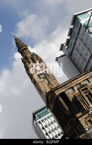 Eglise St Vincent Street, Glasgow, conçu par l'architecte Alexander Thomson "Grec". Banque D'Images