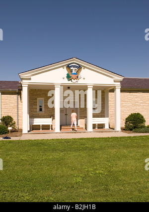 Herbert Hoover Presidential Library and Museum West Branch Iowa USA Banque D'Images