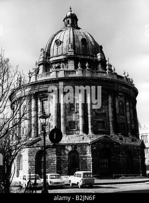 Géographie / voyages, Grande-Bretagne, villes, Oxford, bâtiments, Radcliffe Camera, construit: 1737 - 1749, architecte: James Gibbs, vue extérieure, années 1950, Banque D'Images