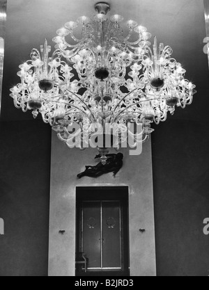 Géographie/voyages, Allemagne, Munich, Théâtre National, vue intérieure, foyer, glower, réouverture, 21.11.1963, reconstruction 1958 - 1963, architectes Gerhard Graubner et Karl Fischer, Opéra d'Etat, Bavière, Europe, 20ème siècle, historique, historique, 1960, Banque D'Images