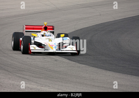 Indy Racing League Milwaukee Mile 2008 Mario Dominguez Banque D'Images