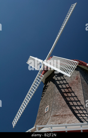 Moulin à vent hollandais replica Orange City Iowa Banque D'Images