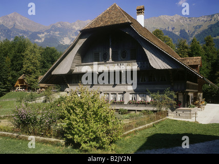 Géographie / voyages, Suisse, Berne, de l'habitat rural Ballenberg, musées, musée en plein air Ballenberg, ferme d'Ostermundingen, construite en 1797, vue extérieure, Additional-Rights Clearance-Info-Not-Available- Banque D'Images