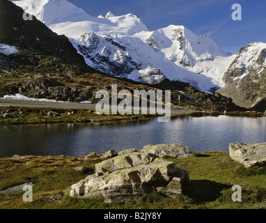 Géographie / voyages, Suisse, Berne, paysages, Susten Pass, Steingletscher, Taleggligrat Additional-Rights, Centre Equestre Cavalcade,-Clearance-Info-Not-Available Banque D'Images