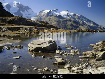 Géographie / voyages, Suisse, Berne, paysages, Susten Pass, Taleggligrat Giglistock Steingletscher,,,, Additional-Rights Clearance-Info-Centre Equestre Cavalcade-Not-Available Banque D'Images