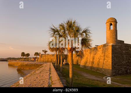 Castillo de San Marcos, Saint Augustine, Floride Banque D'Images