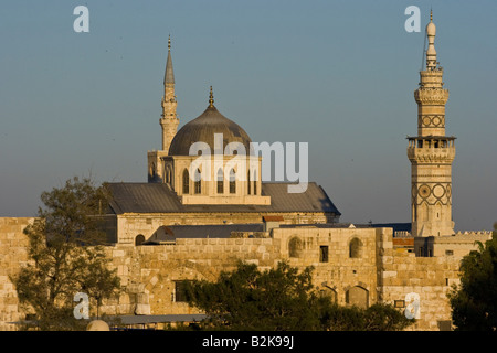 La Mosquée des Omeyyades à Damas, Syrie Banque D'Images