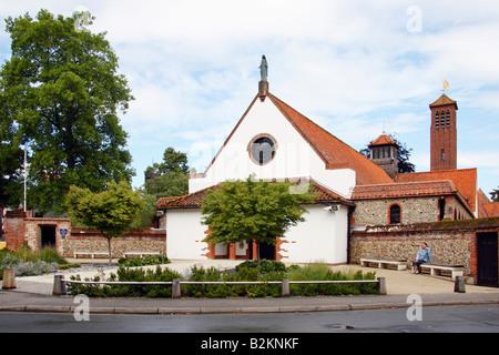 La Commune de Notre-Dame de Walsingham, Norfolk, Angleterre. Banque D'Images