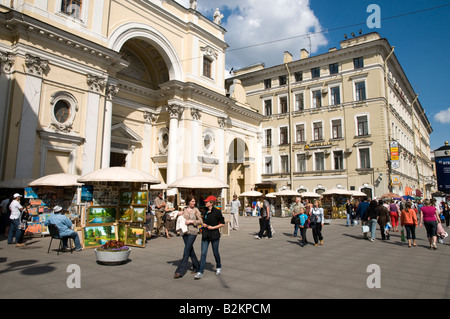 Nevsky Prospect, Saint Petersburg, Russie Banque D'Images