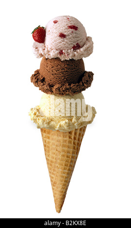 crème glacée Banque D'Images