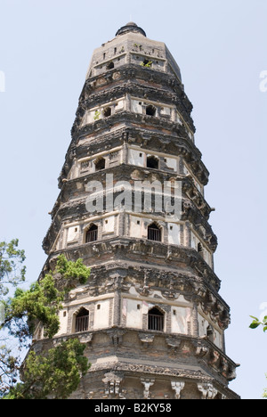 La Chine, Suzhou 96 Yan, Pagode, Tiger Hill Banque D'Images