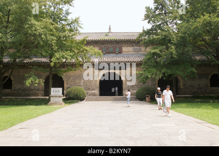 La Chine, Nanjing, Wuliang Si Linggu Temple, Temple de la vallée de l'Esprit, Banque D'Images