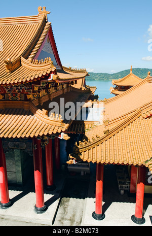 Taiwan, Wen Wu Temple, Sun Moon Lake Banque D'Images