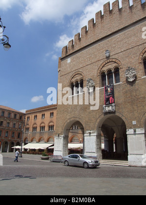 Scène de rue à Trévise, italie Banque D'Images