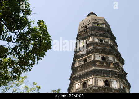 La Chine, Suzhou 96 Yan, Pagode, Tiger Hill Banque D'Images