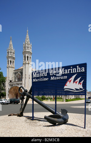 Museu de Marinha ou Maritime Museum, quartier de Belém, Lisbonne, Portugal. Banque D'Images