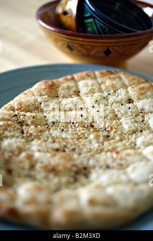 Pain naan Banque D'Images