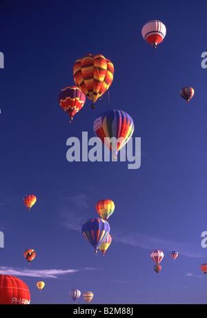 Hot Air Balloon Race Albuquerque au Nouveau Mexique États-Unis Banque D'Images