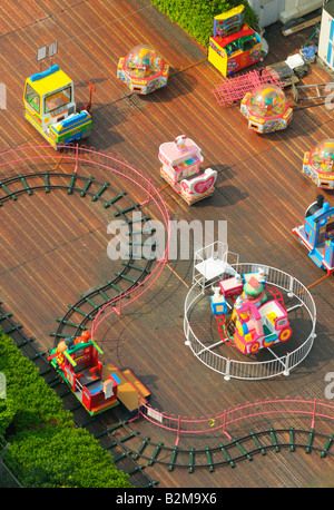 Aire de jeux sur le toit au magasin Takashimaya (antenne), Yokohama JP Banque D'Images