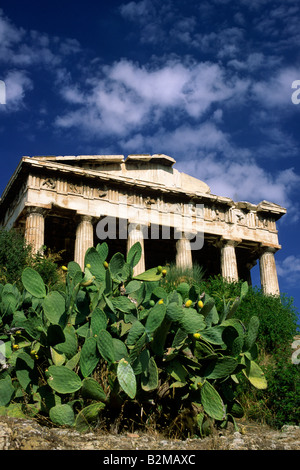 Grèce, Athènes, Agora, Théseion, temple d'Héphaïstos Banque D'Images