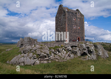 Tour de Smailholm près de Kelso, Scottish Borders, Scotland, UK Banque D'Images