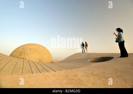 La Brigade Negev Monument à Be'er Sheva, Israël Banque D'Images