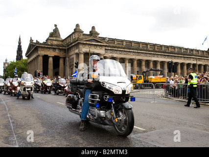 Festivals d'Édimbourg Cavalcade 2008 sur Princes Street Edinburgh Banque D'Images