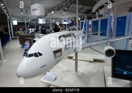 Airbus A380 maquette Farnborough Air Show 2008 Banque D'Images