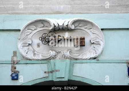 Maison de Golden Key Banque D'Images